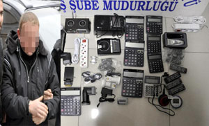 1 GÜNDE AYNI İŞYERİNDEN 5 KEZ HIRSIZLIK YAPTI