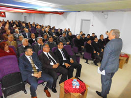 Bafra Anadolu Lisesinde eğitim yöneticilerine seminer