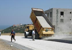 Atakum asfaltlanıyor