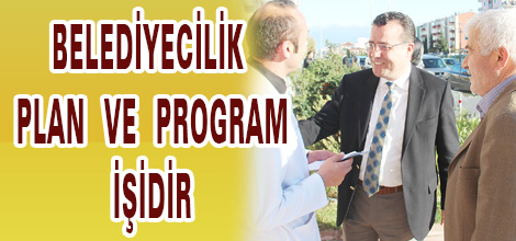 BELEDİYECİLİK PLAN VE PROGRAM İŞİDİR