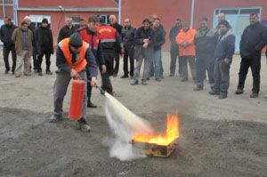 Personele Yangın Tatbikatı