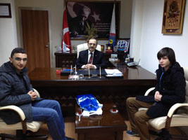 BAŞKANIN GENÇ ZİYARETÇİLERİ