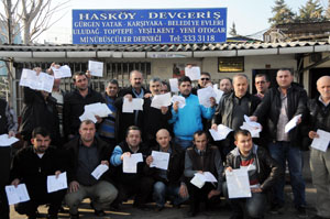 SAMSUNLU MİNİBÜSCÜLERİN 'CEP' İSYANI