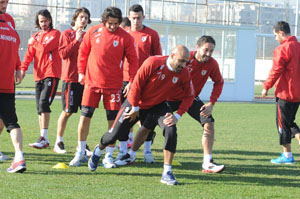 Samsunspor salonda çalıştı