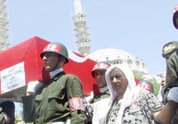 Gaziantep'te şehit yası