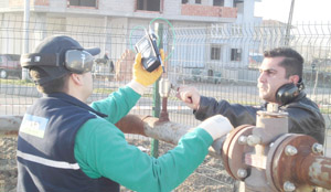 Çarşamba doğalgaza kavuştu