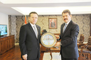 Başsavcıdan veda ziyareti