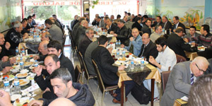 Canikli müteahhitlerden Yiğite tam destek