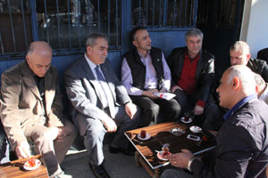 DEMİRTAŞ, KERESTECİLER SANAYİ SİTESİNİ ZİYARET ETTİ