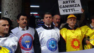 Samsun'da eğitimciler 1 günlük iş bıraktı