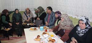 EV ZİYARETLERİNE BAŞLADI