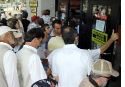 Samsun'da KEY kuyruğu