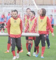 Samsunspor, Bucaspor maçına sıkı hazırlanıyor