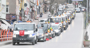 Karadeniz'in en büyük araç filosu İlkadım'da