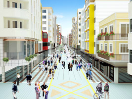 Çiftlik Cadde AVM çalışmaları başladı