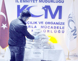 20 KİLO EROİN ÇIKTI