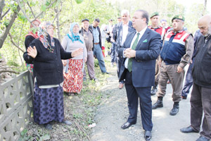 TOZ YÜZÜNDEN YOLU KESTİLER
