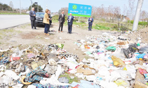 Terme çöplüğünün ıslah çalışmaları başladı