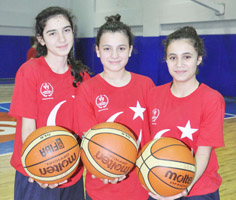 ÖLÜMDEN DÖNEN KIZ ÖĞRENCİLER BASKETBOLDAN VAZGEÇMEDİ