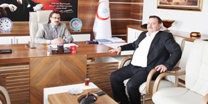 BAHADIR AYDIN'I ZİYARET ETTİ