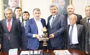 Başkan Köktaş'a nezaket ziyareti