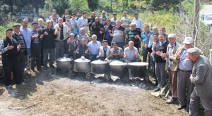 Bafrada asırlık afat kurbanı geleneği devam ediyor