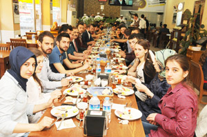 Öğrenciler Bafra pidesine hayran kaldı