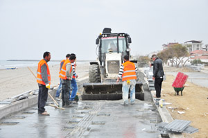SAHİL ÇALIŞMALARI TAM GAZ