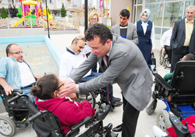 Baskan taşçı'dan engellilere müjde