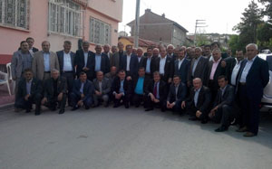 Kaymakamın Eskişehir'deki cenazesine muhtarlar da katıldı