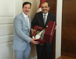 BAŞKAN TOK'TAN BAKANLIĞA ZİYARET