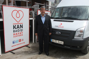 Genç'ten kan bağışı teşekkürü