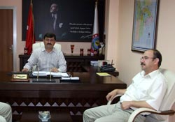 Tümer ve Kahvecioğlu'ndan Başkan Neiş'e ziyaret