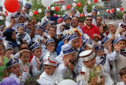 Canik'te sünnet şöleni