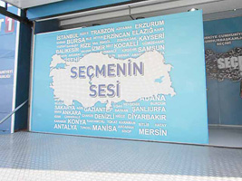 SEÇMENİN SESİ TIRI SAMSUN'DA