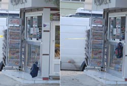 Bomba değil bıçak takımı çıktı