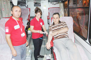 Bafra'da kan bağışı toplama kampanyası başlatıldı