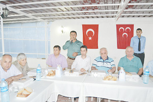 MHP ALAÇAM İLÇE BAŞKANLIĞI İFTAR VERDİ