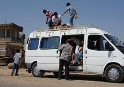 Fındık işçileri yollarda