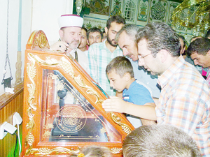 Sakal-ı Şerif ziyaretinde duygulu anlar yaşandı