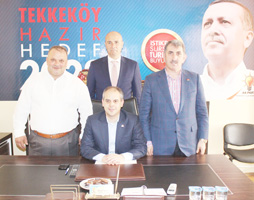 AK Parti Tekkeköy İlçe Teşkilatında Bayramlaşma