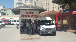 Bafra-Samsun minibüsleri gidiş 6 TL oldu