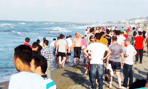 IRAKLI GENÇ DENİZDE KAYBOLDU