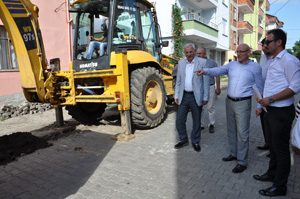 Termede Doğalgaz Çalışmaları Tekrar Başladı