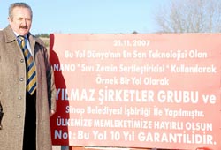 Sihirli asfaltta başarı