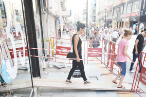 ÇİFTLİK CADDESİNDE İLGİNÇ ÇÖZÜM