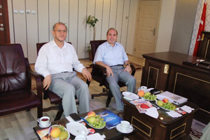 Kaymakam Katırcı, Müftü Keleşe veda ziyaretinde bulundu