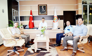 Emniyet Müdürü ve Jandarma Bölük Komutanından Ziyaret