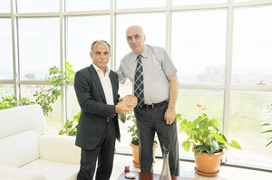 OMÜ Bihaç Üniversitesi Rektörünü Ağırladı