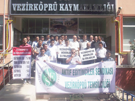 Atamaları protesto ettiler